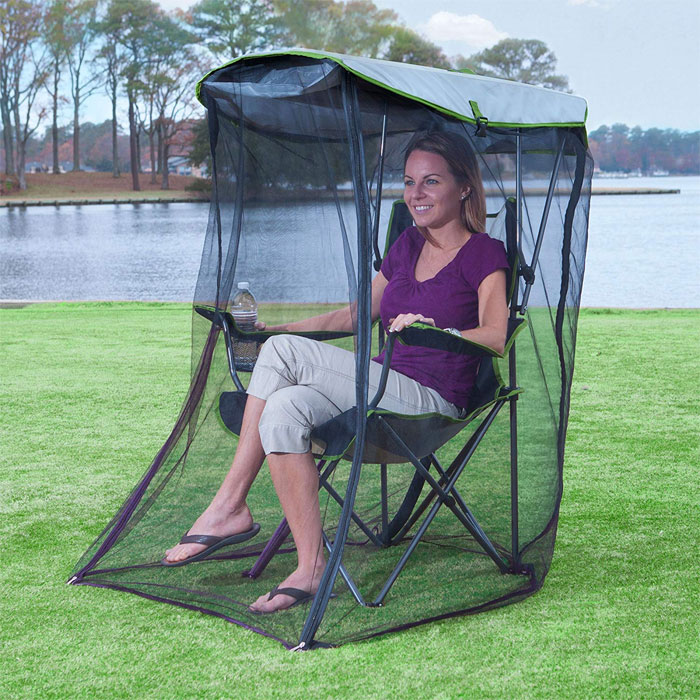 Amazon Is Selling This Canopy Chair That Protects You From Bugs Amazon Is Selling This Canopy Chair That Protects You From Bugs