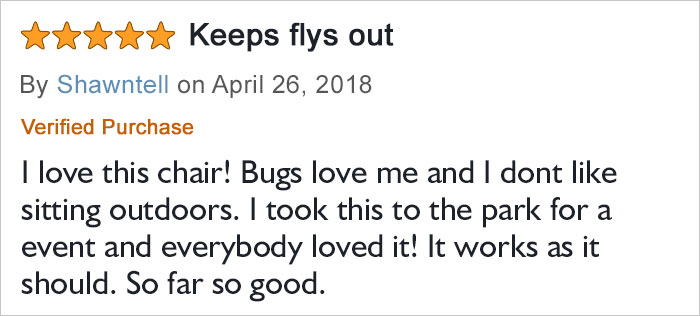 Amazon Is Selling This Canopy Chair That Protects You From Bugs