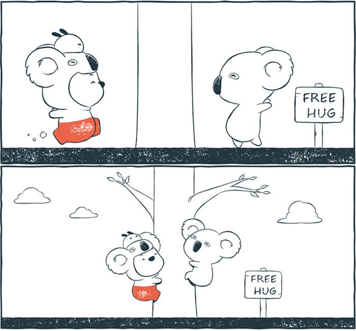 We Make Wordless Comics That Show That Life Can Be Pure And Simple (30 Pics)