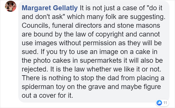 18 Reactions To Disney Refusing To Let Grieving Dad Put Spider-Man On 4-Year-Old Son’s Headstone 18 Reactions To Disney Refusing To Let Grieving Dad Put Spider-Man On 4-Year-Old Son’s Headstone