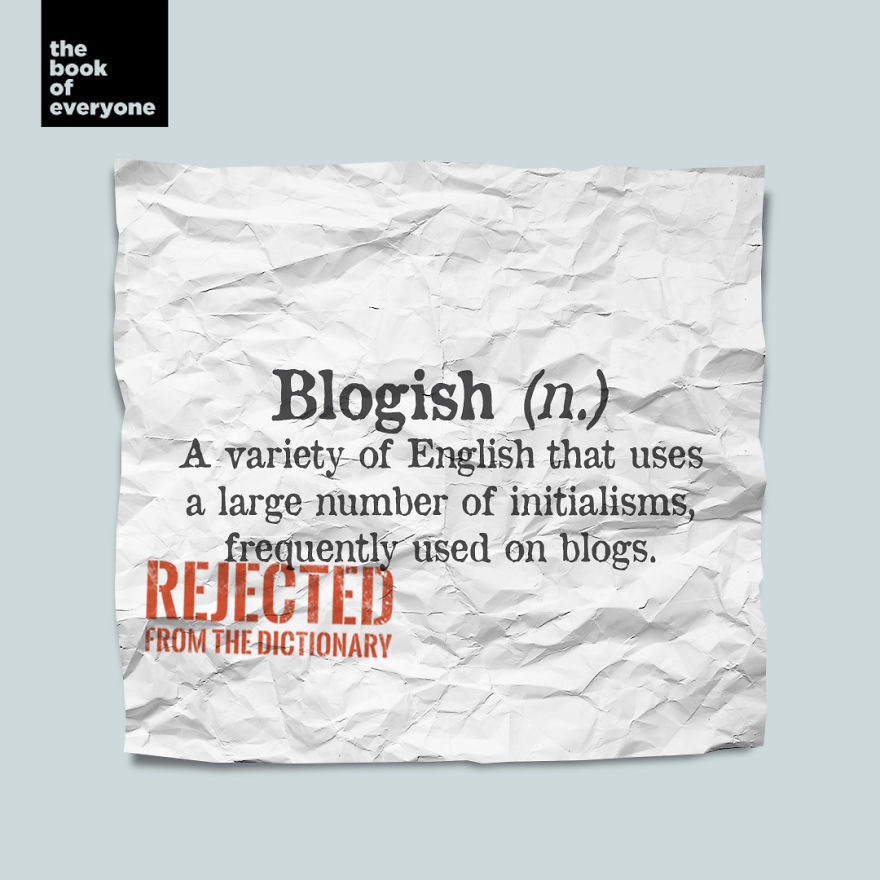 28 Words That Were Rejected From The Oxford English Dictionary