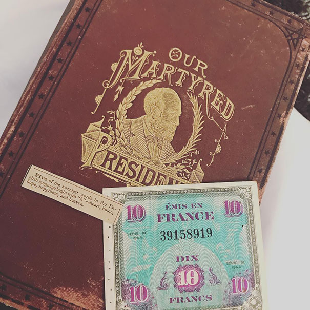 Sometimes What You Find In An Old Book Is A Bit More Exciting Than The Old Book Itself