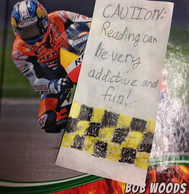 Be Careful Out There Reading Adventurers. Found This In A Library Book