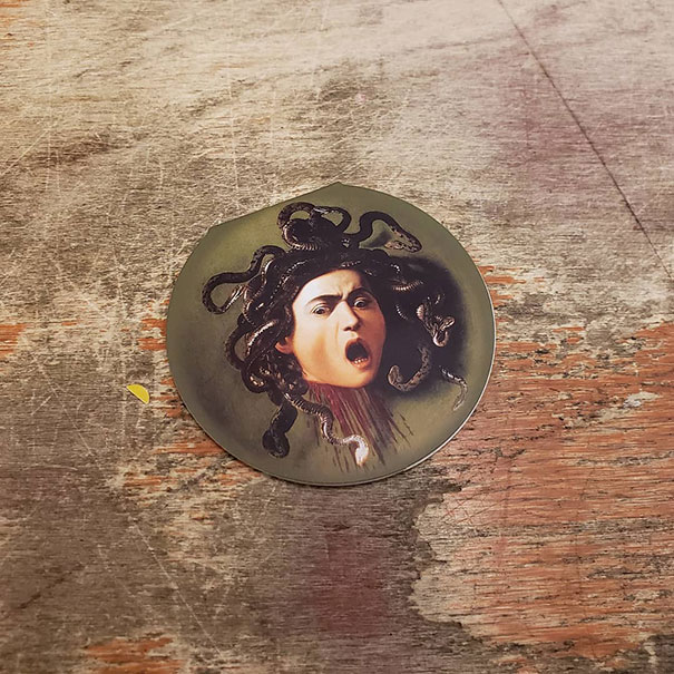 Medusa Bookmark Found In A Book