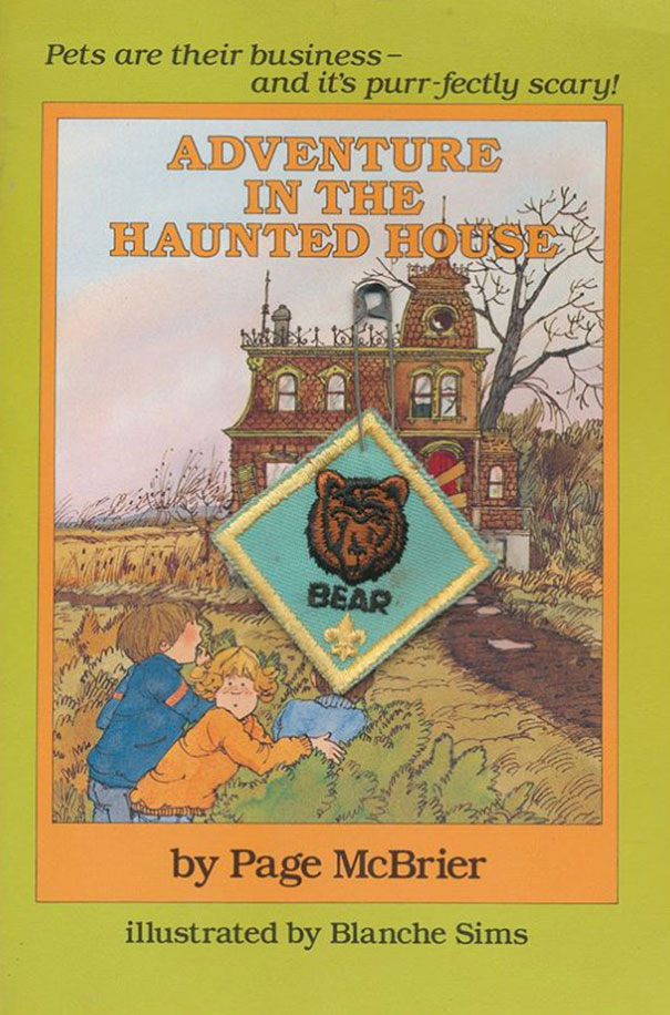 Fabric Patch For The Bear Cub Scout Program With A Safety Pin