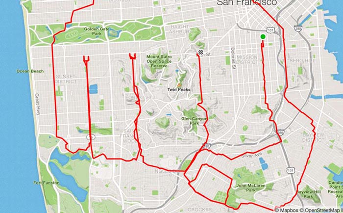 Runner Uses The Streets As His Canvas, Maps Out Artistic Designs With His Routes (31 Pics)