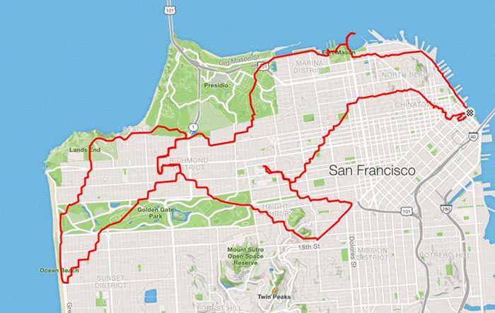 Runner Uses The Streets As His Canvas, Maps Out Artistic Designs With His Routes (31 Pics) Runner Uses The Streets As His Canvas, Maps Out Artistic Designs With His Routes (31 Pics)