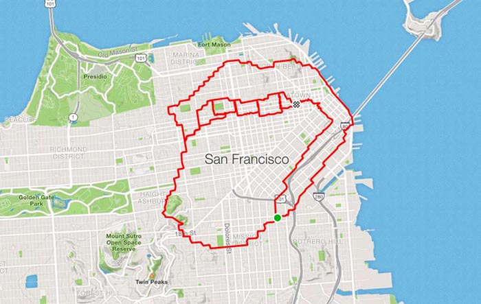 Runner Uses The Streets As His Canvas, Maps Out Artistic Designs With His Routes (31 Pics) Runner Uses The Streets As His Canvas, Maps Out Artistic Designs With His Routes (31 Pics)