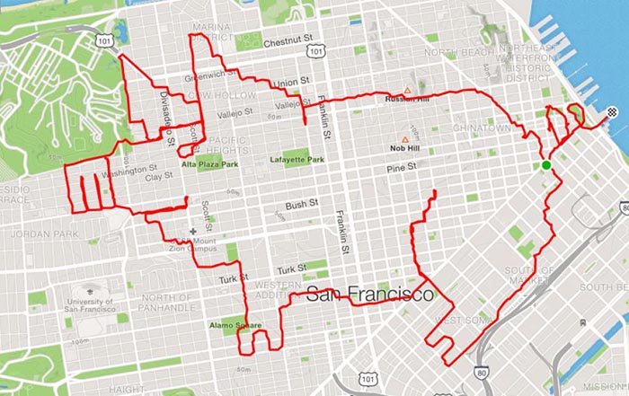 Runner Uses The Streets As His Canvas, Maps Out Artistic Designs With His Routes (31 Pics) Runner Uses The Streets As His Canvas, Maps Out Artistic Designs With His Routes (31 Pics)