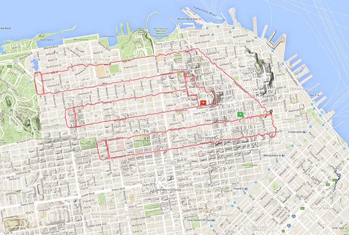 Runner Uses The Streets As His Canvas, Maps Out Artistic Designs With His Routes (31 Pics)
