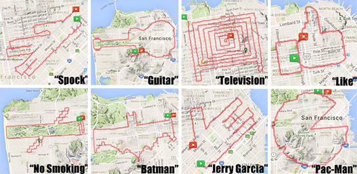 Runner Uses The Streets As His Canvas, Maps Out Artistic Designs With His Routes (31 Pics) Runner Uses The Streets As His Canvas, Maps Out Artistic Designs With His Routes (31 Pics)