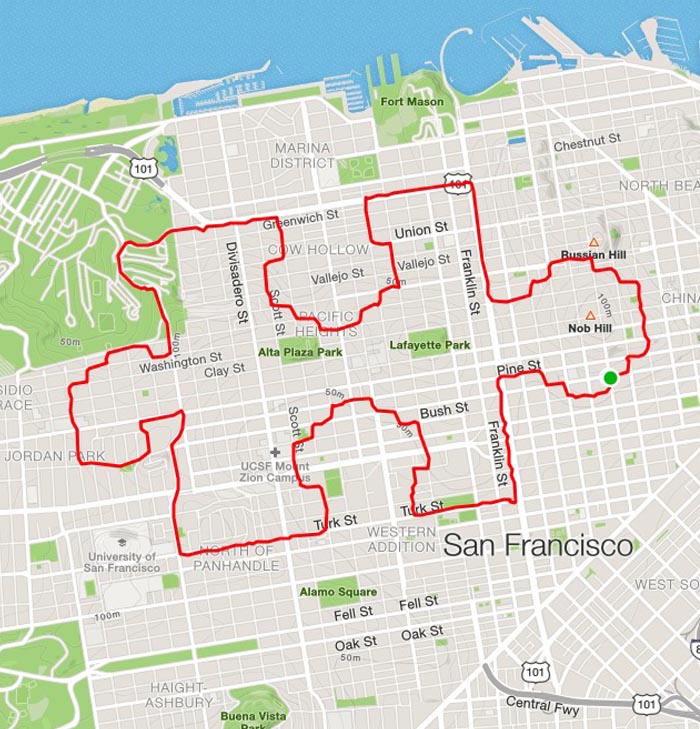 Runner Uses The Streets As His Canvas, Maps Out Artistic Designs With His Routes (31 Pics) Runner Uses The Streets As His Canvas, Maps Out Artistic Designs With His Routes (31 Pics)