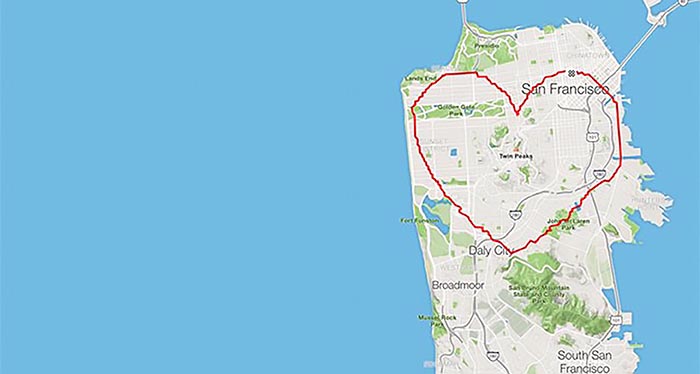 Runner Uses The Streets As His Canvas, Maps Out Artistic Designs With His Routes (31 Pics)