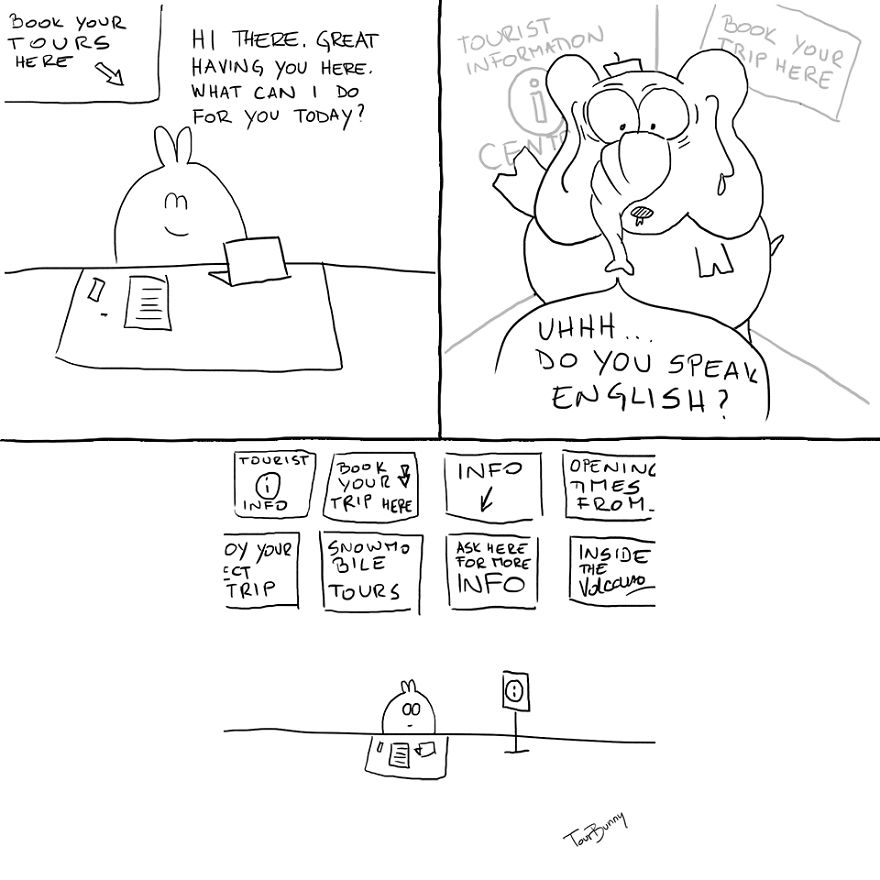 The Tourbunny - 15 Relatable Comics About Encounters With Horrible Tourists