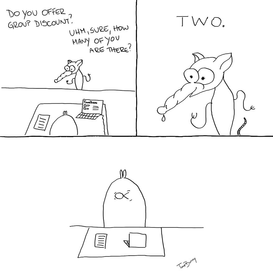 The Tourbunny - 15 Relatable Comics About Encounters With Horrible Tourists