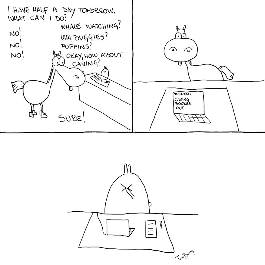 The Tourbunny - 15 Relatable Comics About Encounters With Horrible Tourists