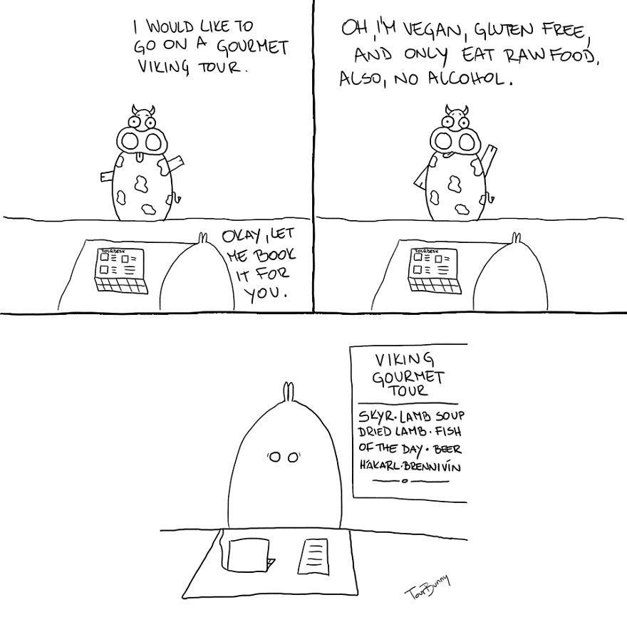 The Tourbunny - 15 Relatable Comics About Encounters With Horrible Tourists