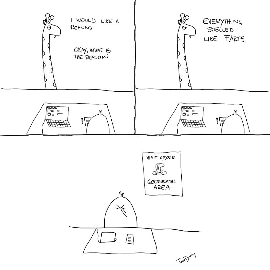 The Tourbunny - 15 Relatable Comics About Encounters With Horrible Tourists