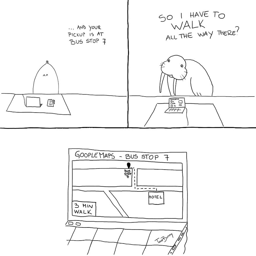 The Tourbunny - 15 Relatable Comics About Encounters With Horrible Tourists