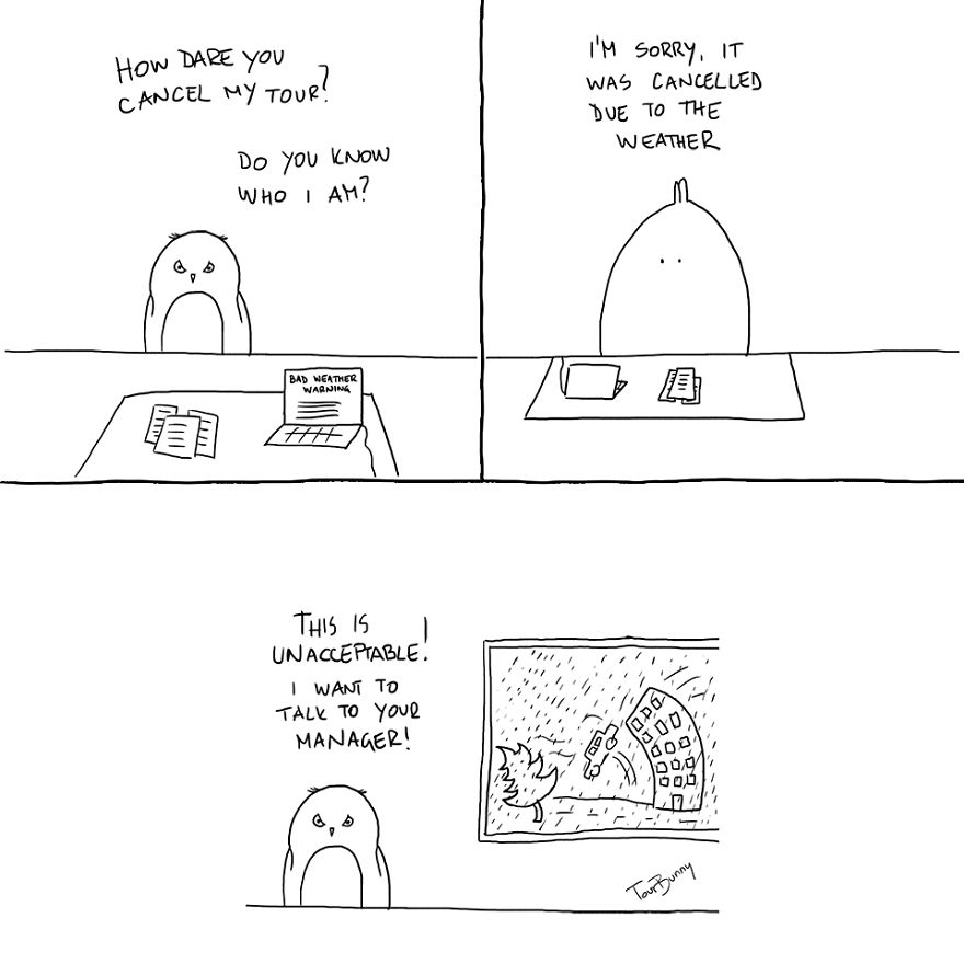 The Tourbunny - 15 Relatable Comics About Encounters With Horrible Tourists