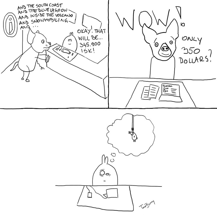 The Tourbunny - 15 Relatable Comics About Encounters With Horrible Tourists