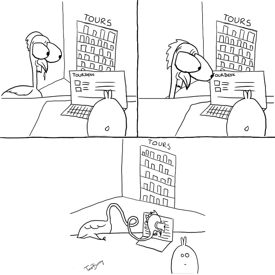 The Tourbunny - 15 Relatable Comics About Encounters With Horrible Tourists