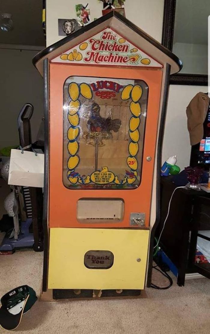Found A Flea Market Couple Years Ago. Still Had Eggs With Prizes Inside. Wife Still Hates Me For It