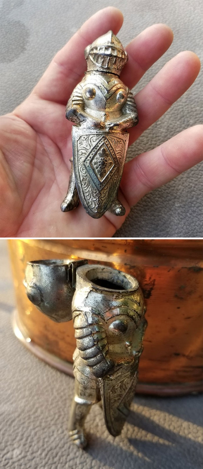 This Lady Knight Has A Flip-Top Head!