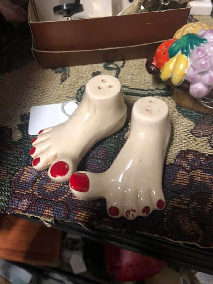 I’ve Seen A Lot Of Weird Salt And Pepper Shakers In My Journey But These Might Be The Weirdest Yet