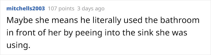 Woman Feels 'Violated' When A Man Uses A Gender Neutral Bathroom In Front Of Her Woman Feels 'Violated' When A Man Uses A Gender Neutral Bathroom In Front Of Her