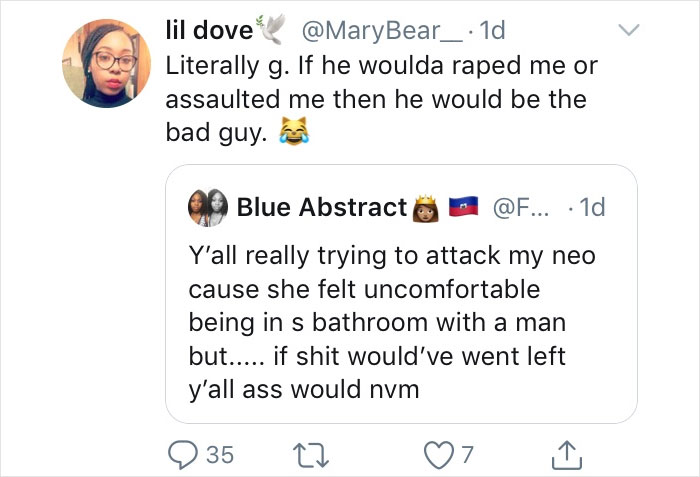 Woman Feels 'Violated' When A Man Uses A Gender Neutral Bathroom In Front Of Her Woman Feels 'Violated' When A Man Uses A Gender Neutral Bathroom In Front Of Her