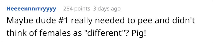 Woman Feels 'Violated' When A Man Uses A Gender Neutral Bathroom In Front Of Her Woman Feels 'Violated' When A Man Uses A Gender Neutral Bathroom In Front Of Her