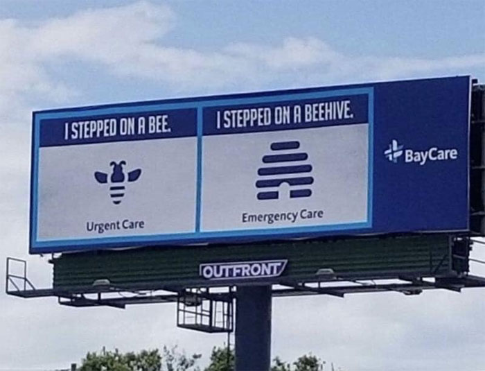 Hospital Informs People About The Difference Between Urgent And Emergency Care In Delightful Ads (4 Pics) Hospital Informs People About The Difference Between Urgent And Emergency Care In Delightful Ads (4 Pics)