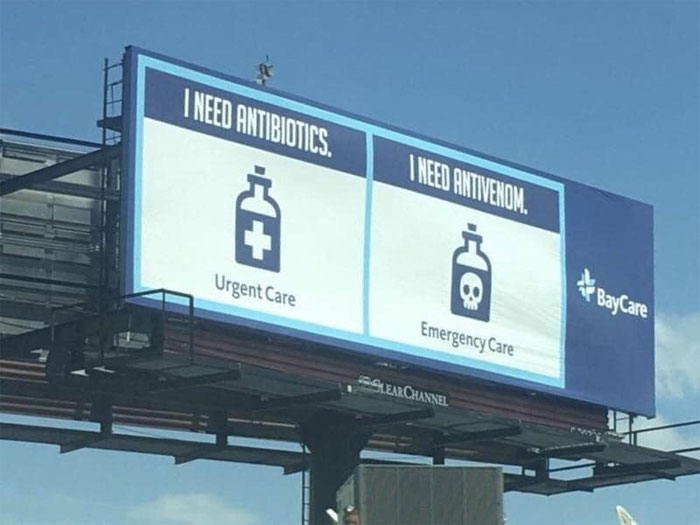 Hospital Informs People About The Difference Between Urgent And Emergency Care In Delightful Ads (4 Pics) Hospital Informs People About The Difference Between Urgent And Emergency Care In Delightful Ads (4 Pics)