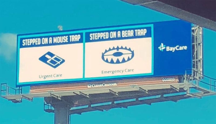 Hospital Informs People About The Difference Between Urgent And Emergency Care In Delightful Ads (4 Pics) Hospital Informs People About The Difference Between Urgent And Emergency Care In Delightful Ads (4 Pics)