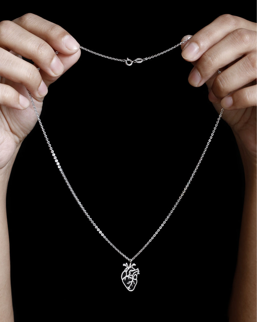 I Create Intricate Silver Pendants Based On My Papercuts (19 Pics)