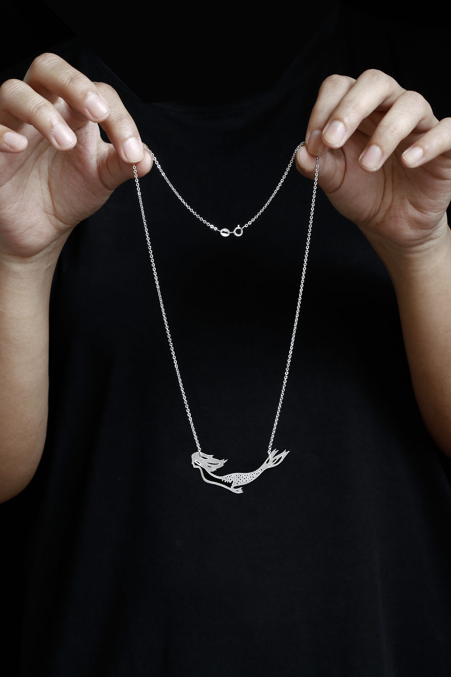 I Create Intricate Silver Pendants Based On My Papercuts (19 Pics)