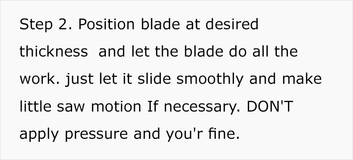 Chef Proves You Don't Need $1000 Knives To Cut Slices Like A Pro, It Only Takes 2 Steps Chef Proves You Don't Need $1000 Knives To Cut Slices Like A Pro, It Only Takes 2 Steps