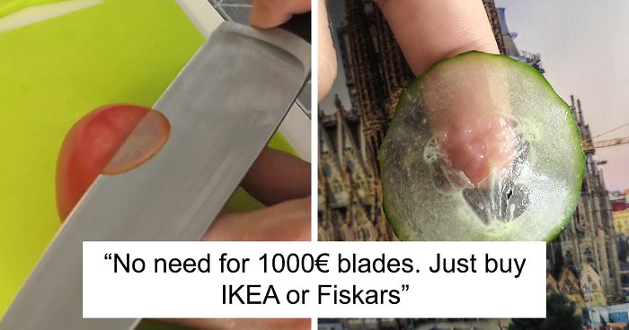 Chef Proves You Don’t Need $1000 Knives To Cut Slices Like A Pro, It Only Takes 2 Steps