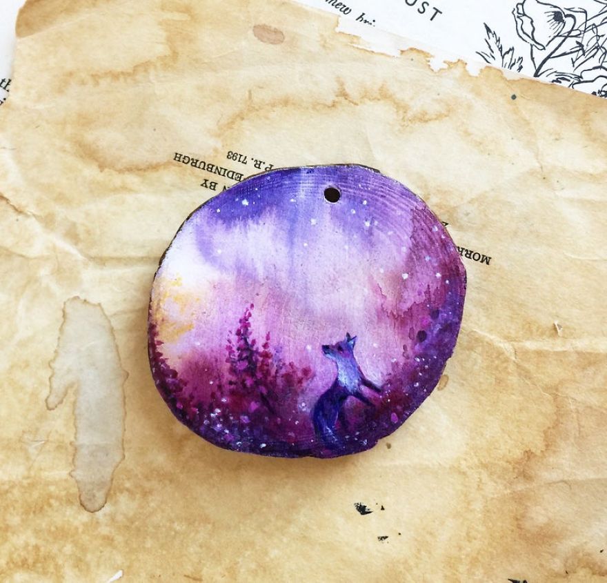 I Love To Paint Magical Creatures And Other Worlds, So Here’s My Newest Moon Fox Collection I Love To Paint Magical Creatures And Other Worlds, So Here’s My Newest Moon Fox Collection