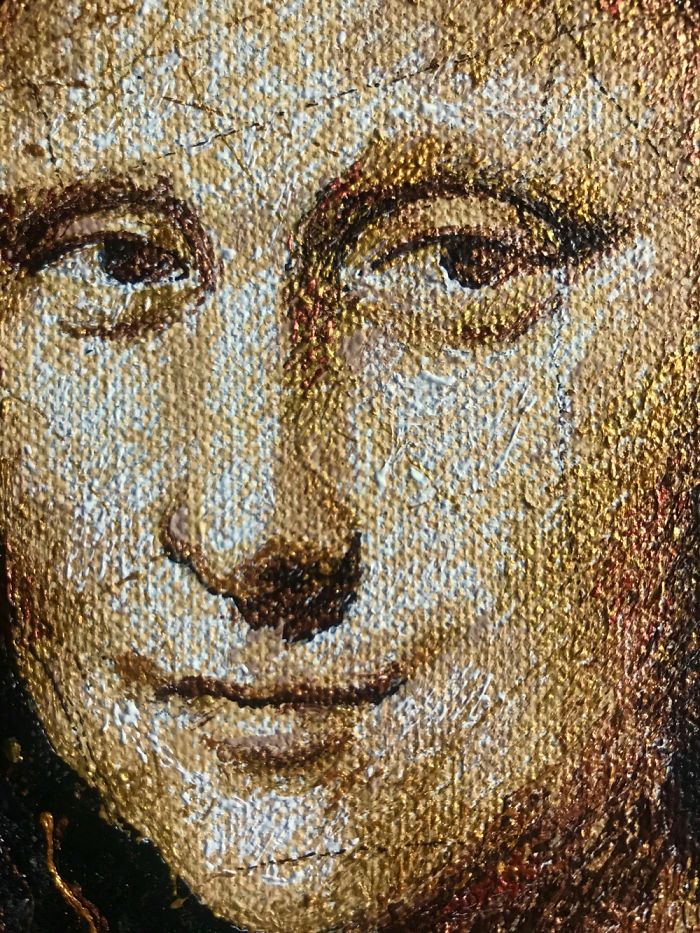Nurse Used Syringes To Paint Mona Lisa