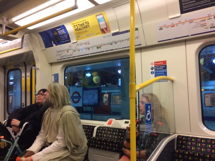 When He’s Not Walking On Water, Jesus Likes To Take The Subway