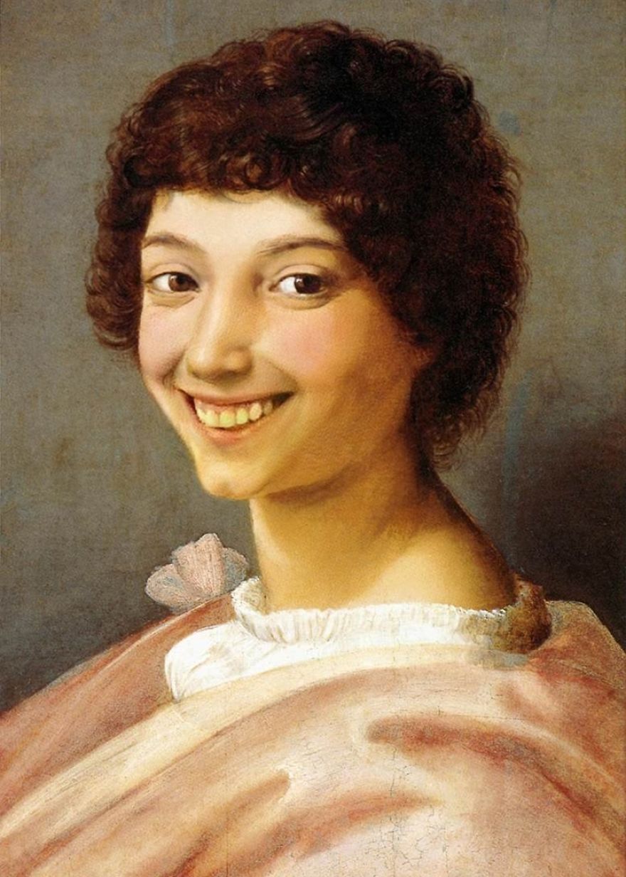 We Made Smiles To Famous Paintings