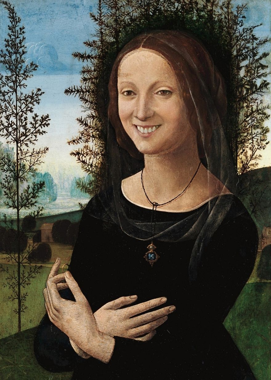 We Made Smiles To Famous Paintings