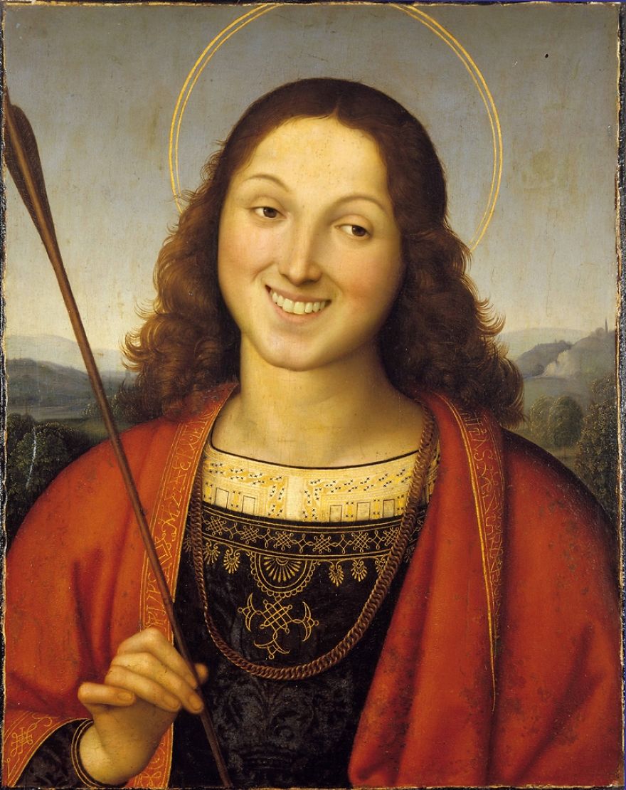 We Made Smiles To Famous Paintings