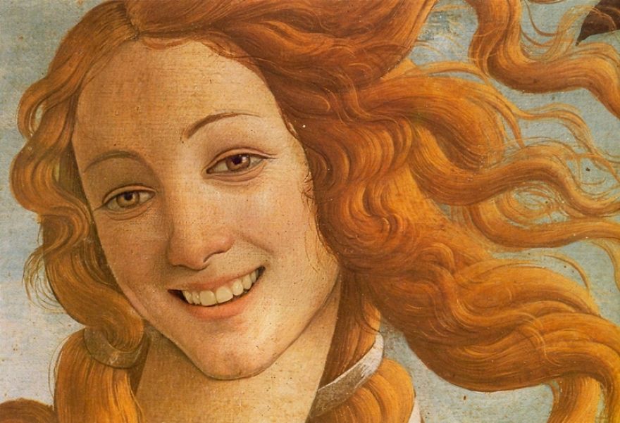 We Made Smiles To Famous Paintings