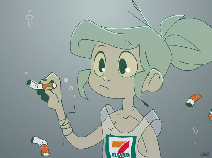 Artist Imagines A Little Mermaid Living In The XXI Century And It's Depressing Artist Imagines A Little Mermaid Living In The XXI Century And It's Depressing