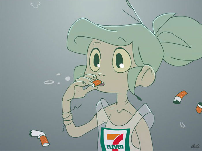 Artist Imagines A Little Mermaid Living In The XXI Century And It's Depressing Artist Imagines A Little Mermaid Living In The XXI Century And It's Depressing