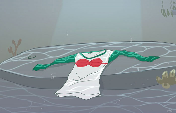 Artist Imagines A Little Mermaid Living In The XXI Century And It's Depressing Artist Imagines A Little Mermaid Living In The XXI Century And It's Depressing