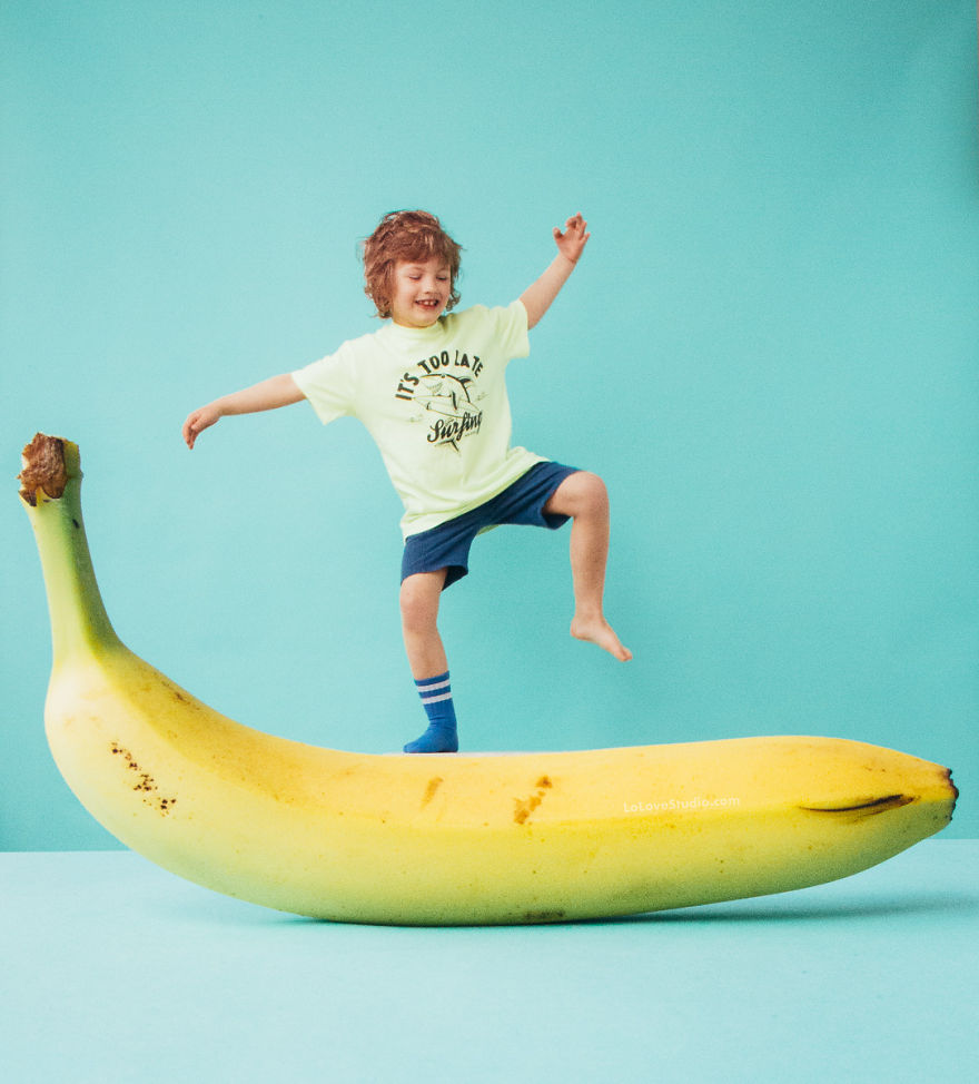 Banana Surfing